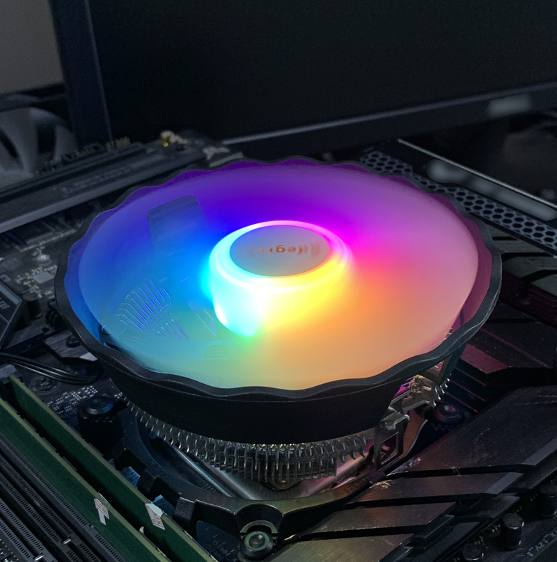 Esports Gaming Fan - RGB CPU Air Cooler 90mm PC