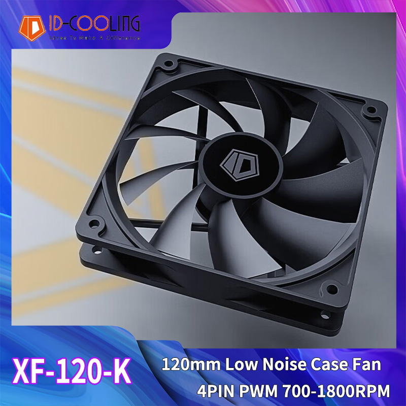 Esports Gaming Fan - ID-COOLING XF-120-K 120mm 4Pin PWM CPU
