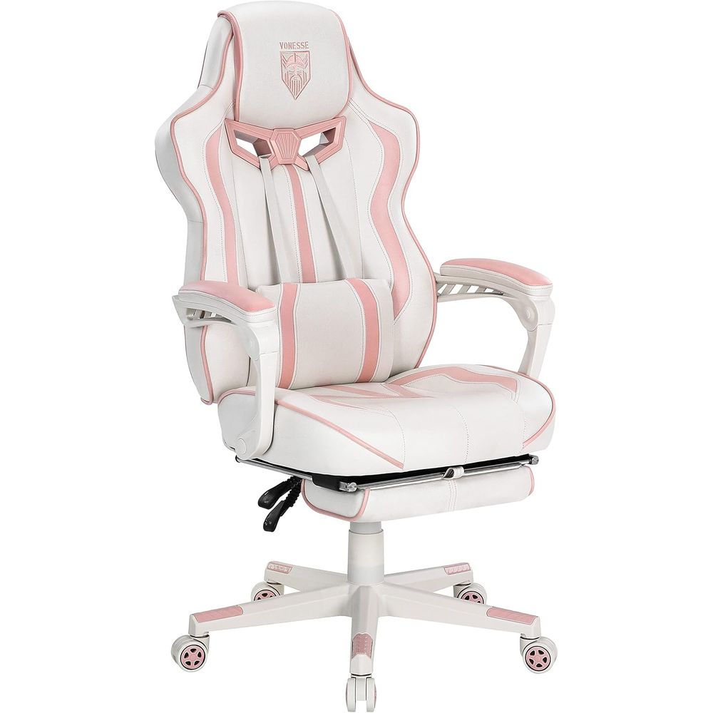 Gaming & Esports District - Ergonomic High-Back Gaming Chair with Footrest