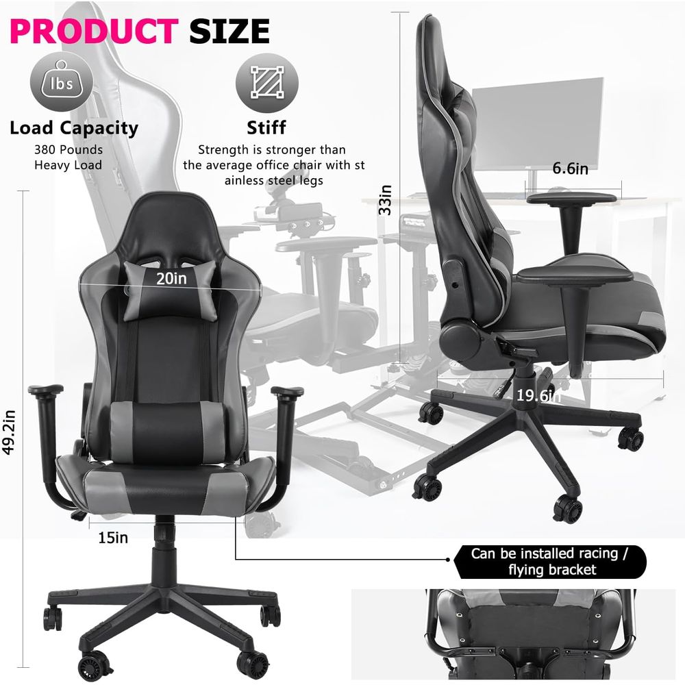 High-Back Reclining Gaming Cha - Gaming & Esports District review and price