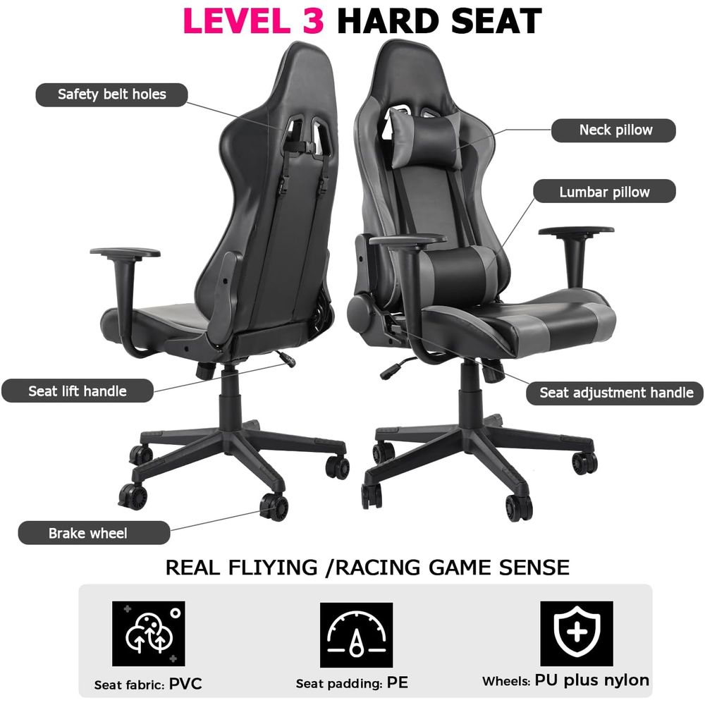 High-Back Reclining Gaming Cha - Gaming & Esports District review and price