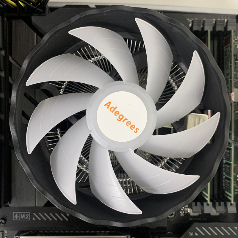 RGB CPU Air Cooler 90mm PC Pro - Esports Gaming Fan review and price