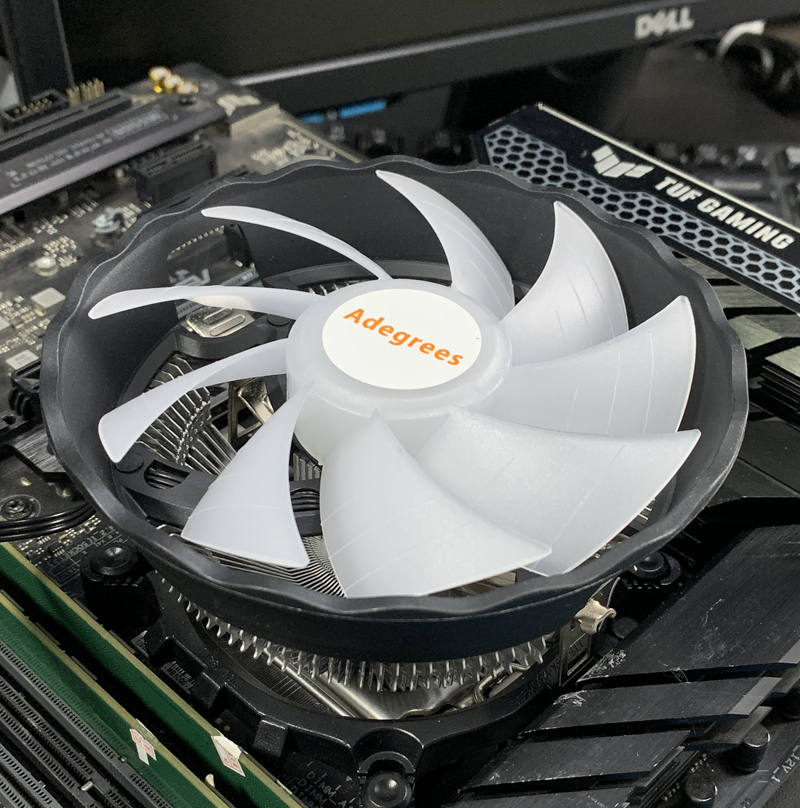 RGB CPU Air Cooler 90mm PC Pro - Esports Gaming Fan review and price