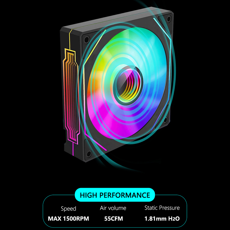 JUMPEAK MS120 120mm Case Fan 5 - Esports Gaming Fan review and price
