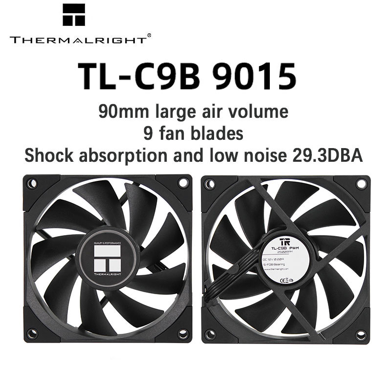 Thermalright TL-C9 TL-C9B TL-9 - Esports Gaming Fan review and price