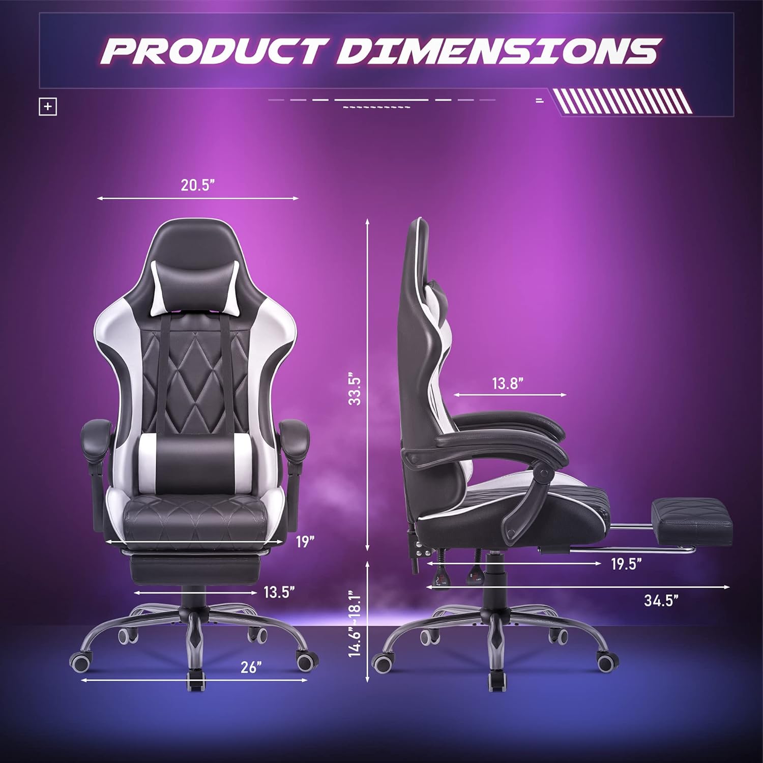 Gaming Chair, Computer Chair w - Gaming & Esports District review and price