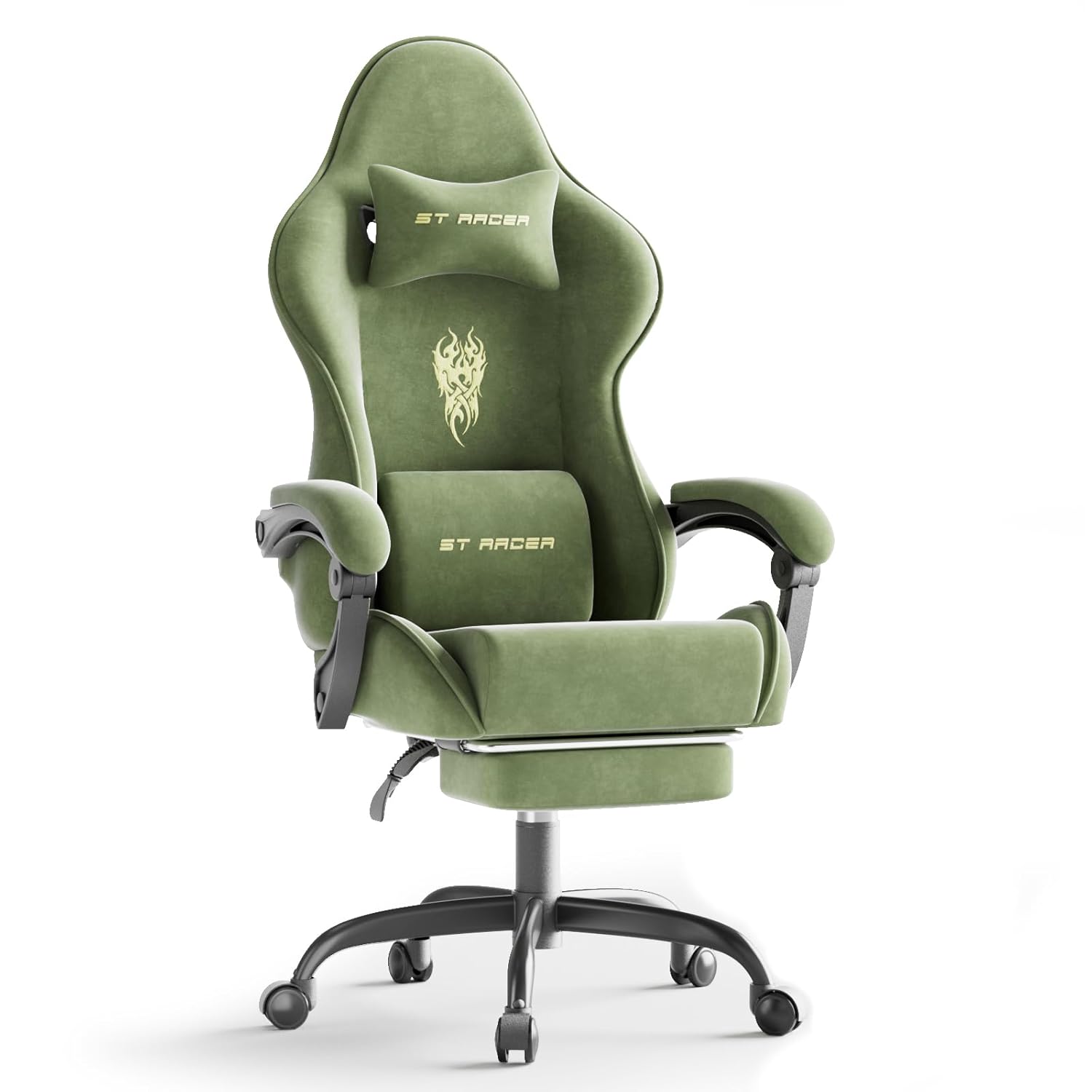 Velvet Fabric Gaming Chair, Hi - Gaming & Esports District review and price