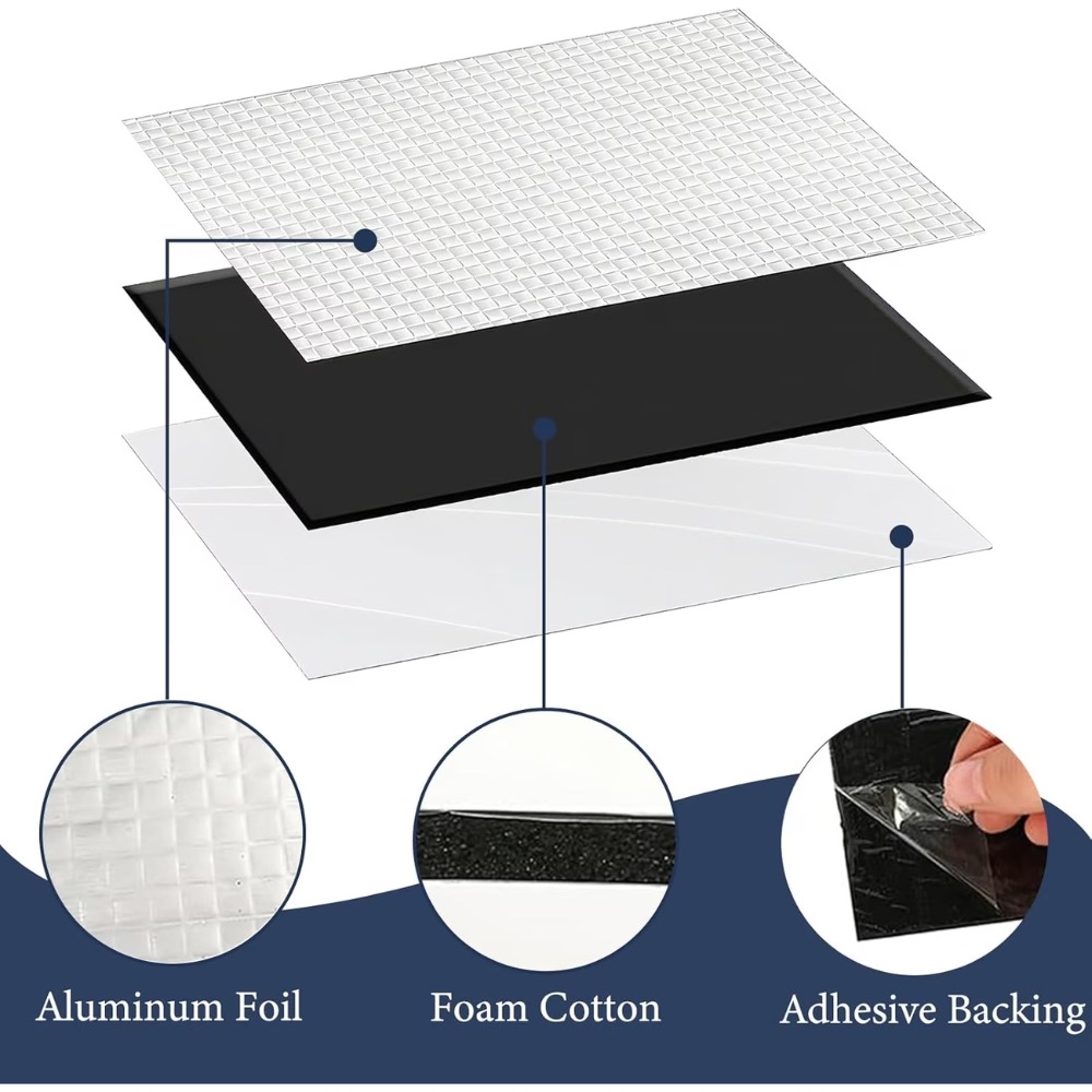 10PCS 10mm Car Sound Deadening - Sound Dampening Foam review and price