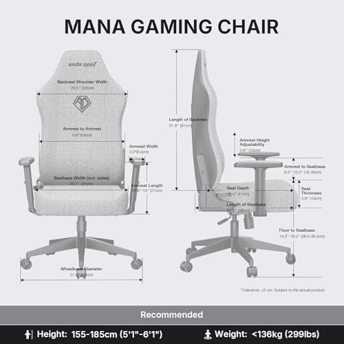 MANA Gaming Chair for Adults - - Gaming & Esports District review and price