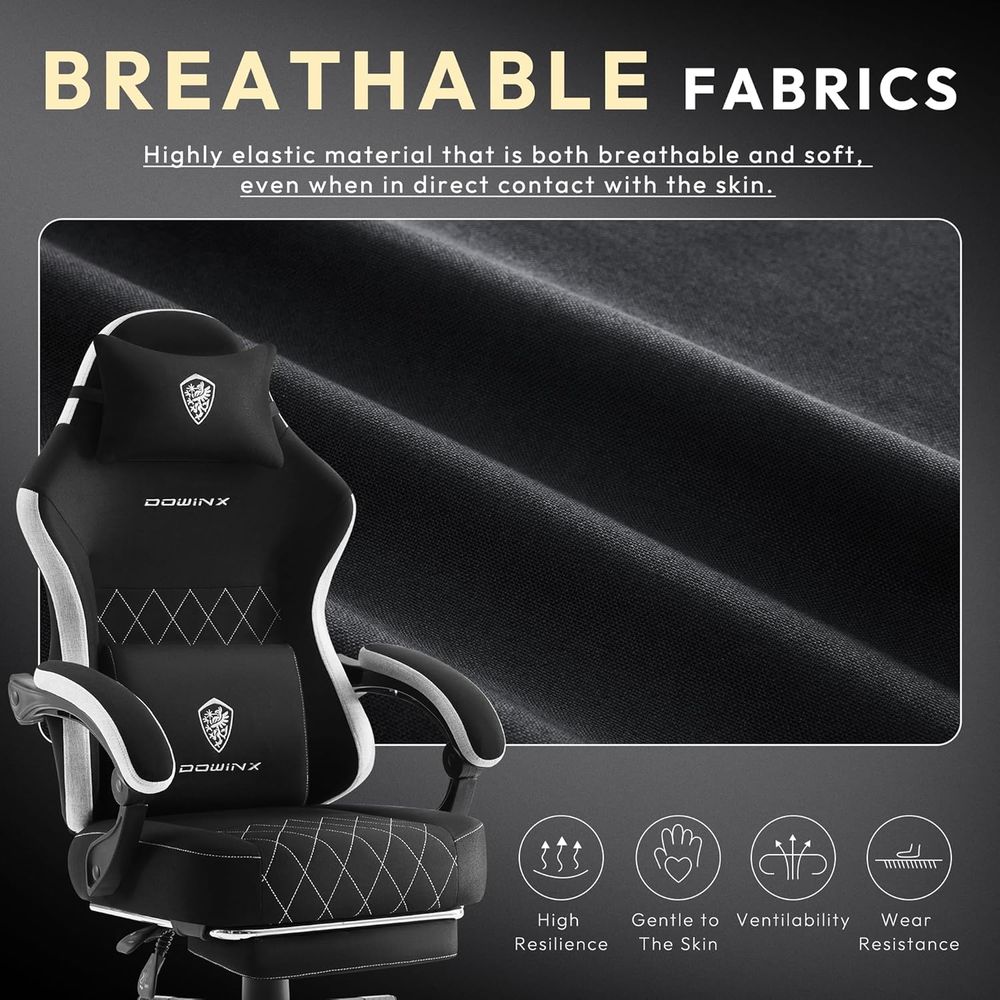 Ergonomic Breathable Fabric Ga - Gaming & Esports District review and price