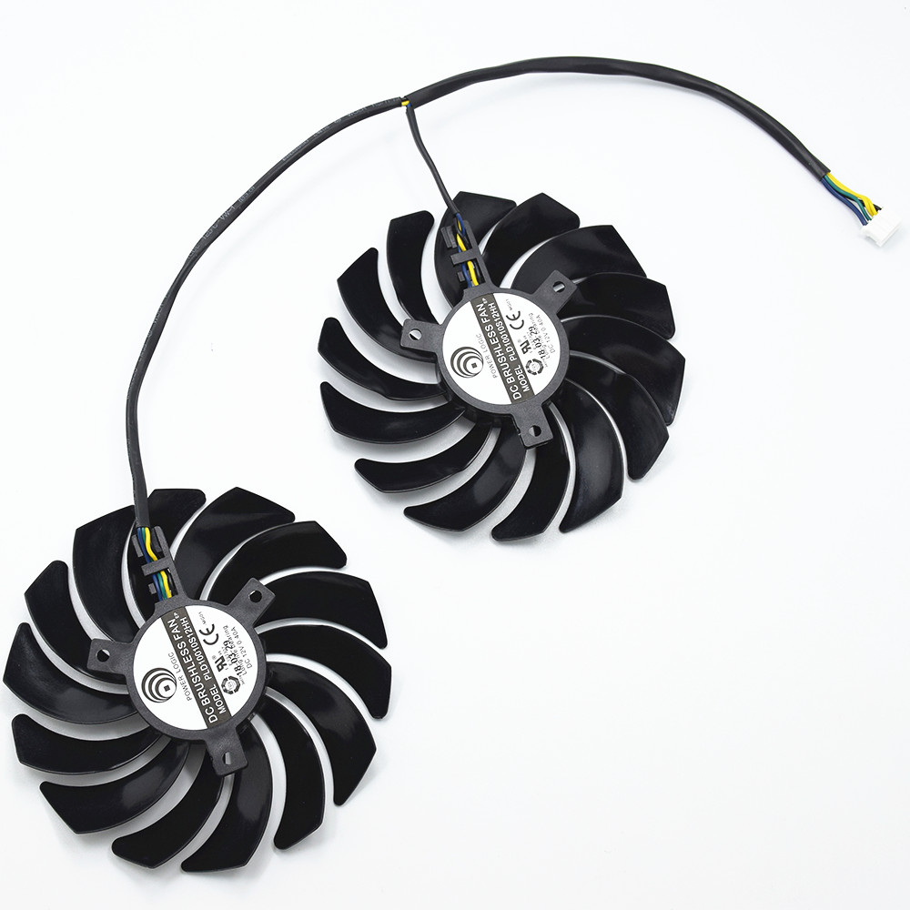 2Pcs 95mm PLD10010S12HH Video  - Esports Gaming Fan review and price
