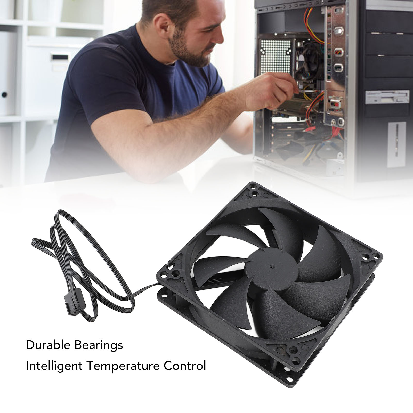 100mm PC PWM Case Fan 100mm Du - Esports Gaming Fan review and price