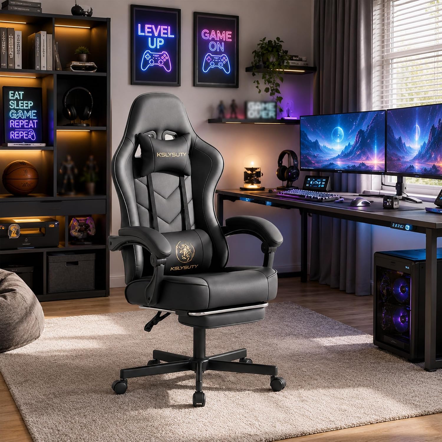 Office Desk Computer Gaming Ch - Gaming & Esports District review and price