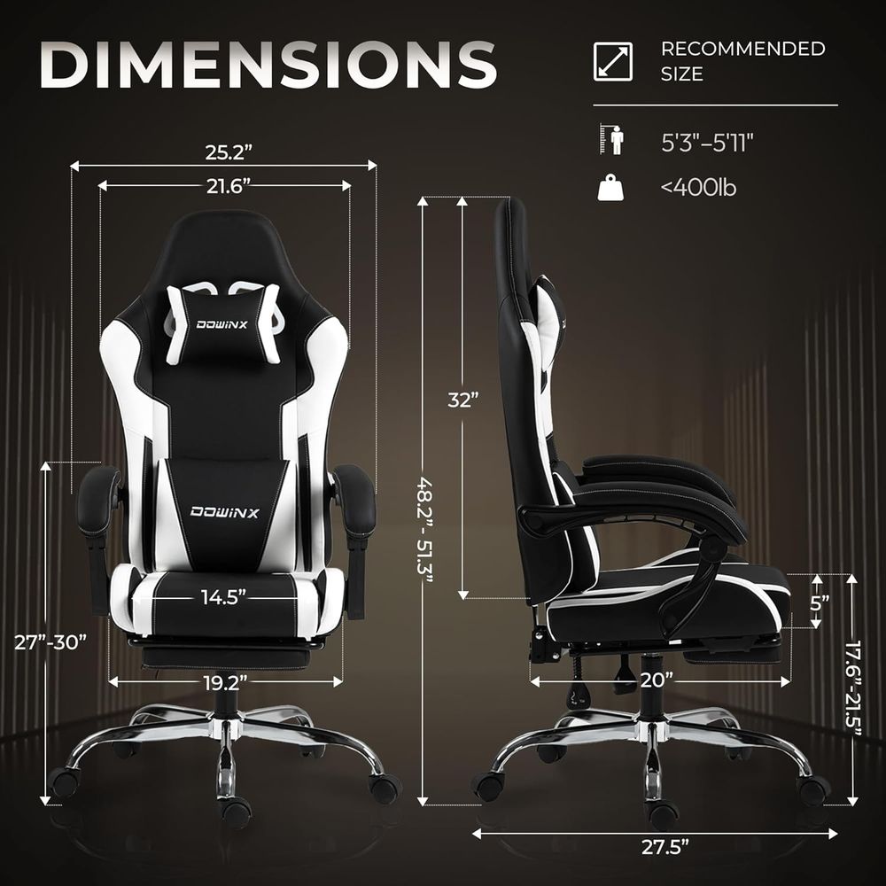Ergonomic Gaming Chair with Lu - Gaming & Esports District review and price