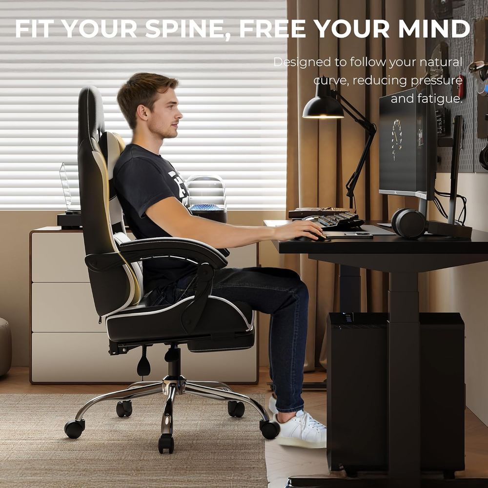 Ergonomic Gaming Chair with Lu - Gaming & Esports District review and price