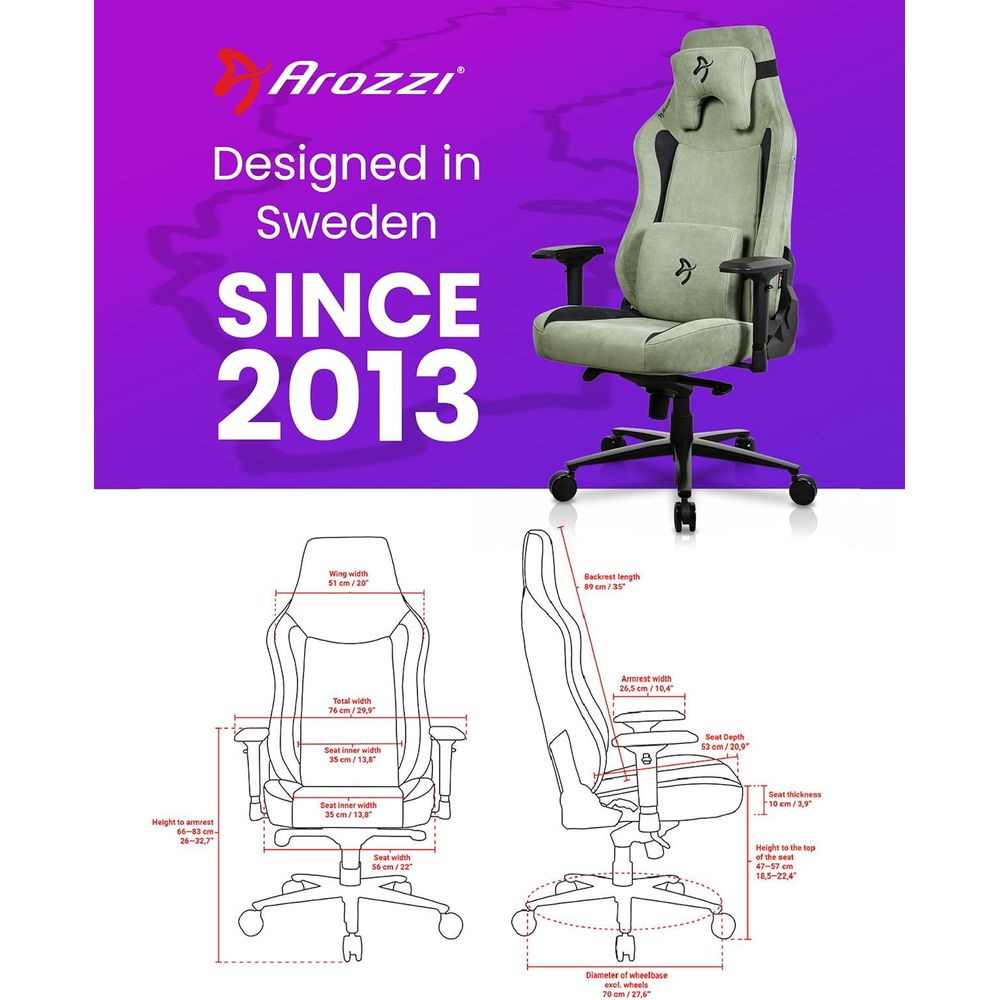 Large Ergonomic Gaming Chair w - Gaming & Esports District review and price