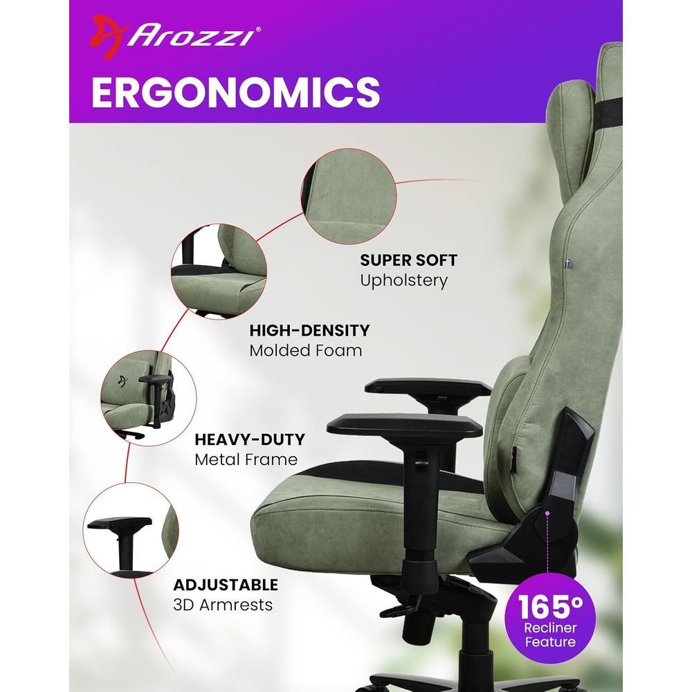 Large Ergonomic Gaming Chair w - Gaming & Esports District review and price