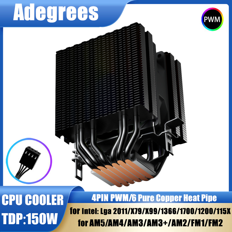 6 Heat Pipes CPU Air Cooler 4  - Esports Gaming Fan review and price