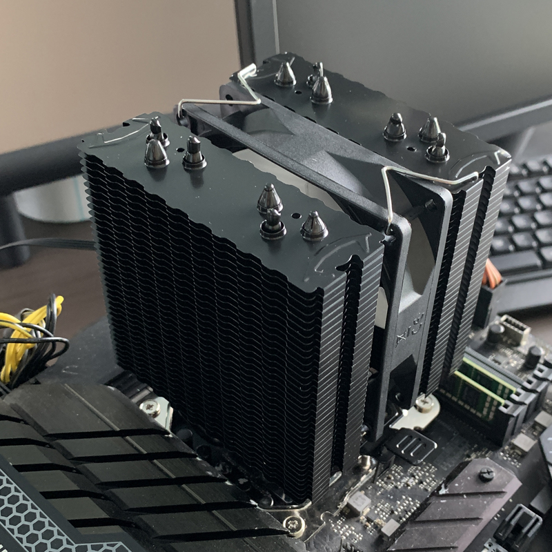 6 Heat Pipes CPU Air Cooler 4  - Esports Gaming Fan review and price