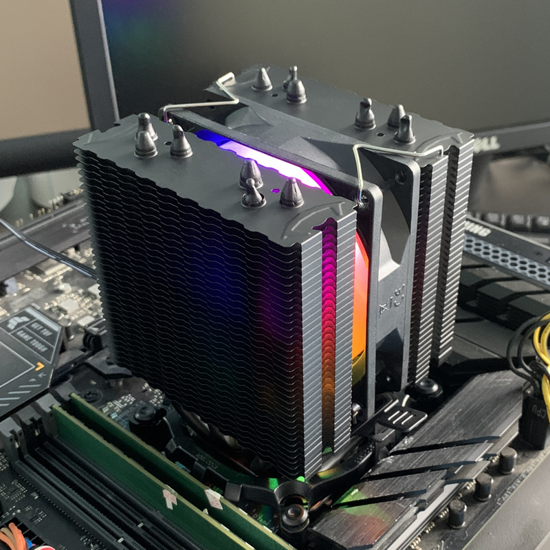 6 Heat Pipes CPU Air Cooler 4  - Esports Gaming Fan review and price