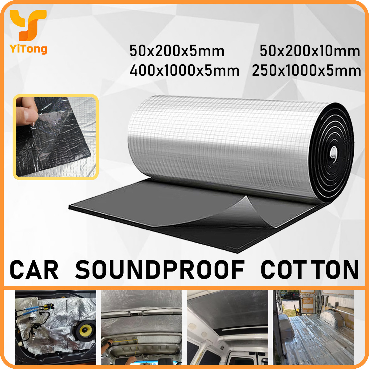 Yitong 5/10mm DIY Automotive F - Sound Dampening Foam review and price