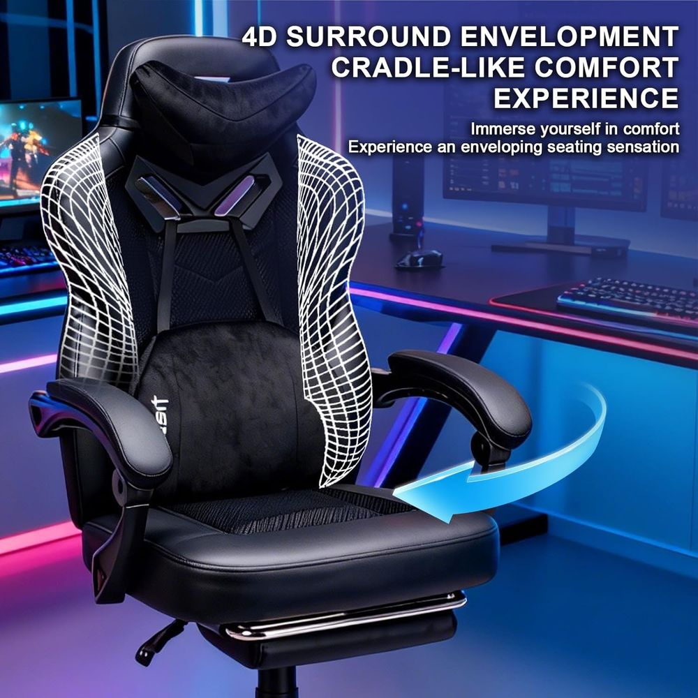 Ergonomic Reclining Office Cha - Gaming & Esports District review and price