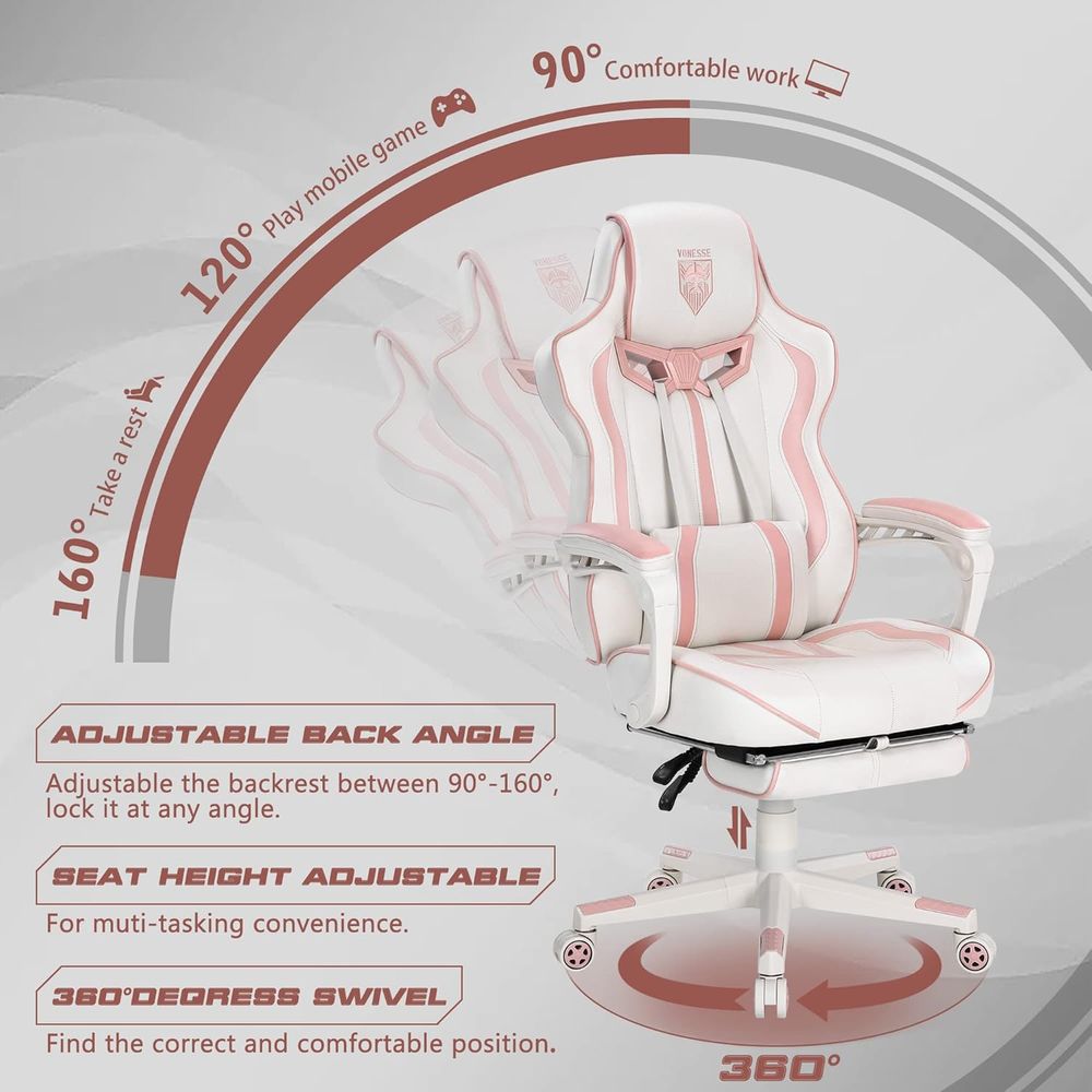 Ergonomic High-Back Gaming Cha - Gaming & Esports District review and price