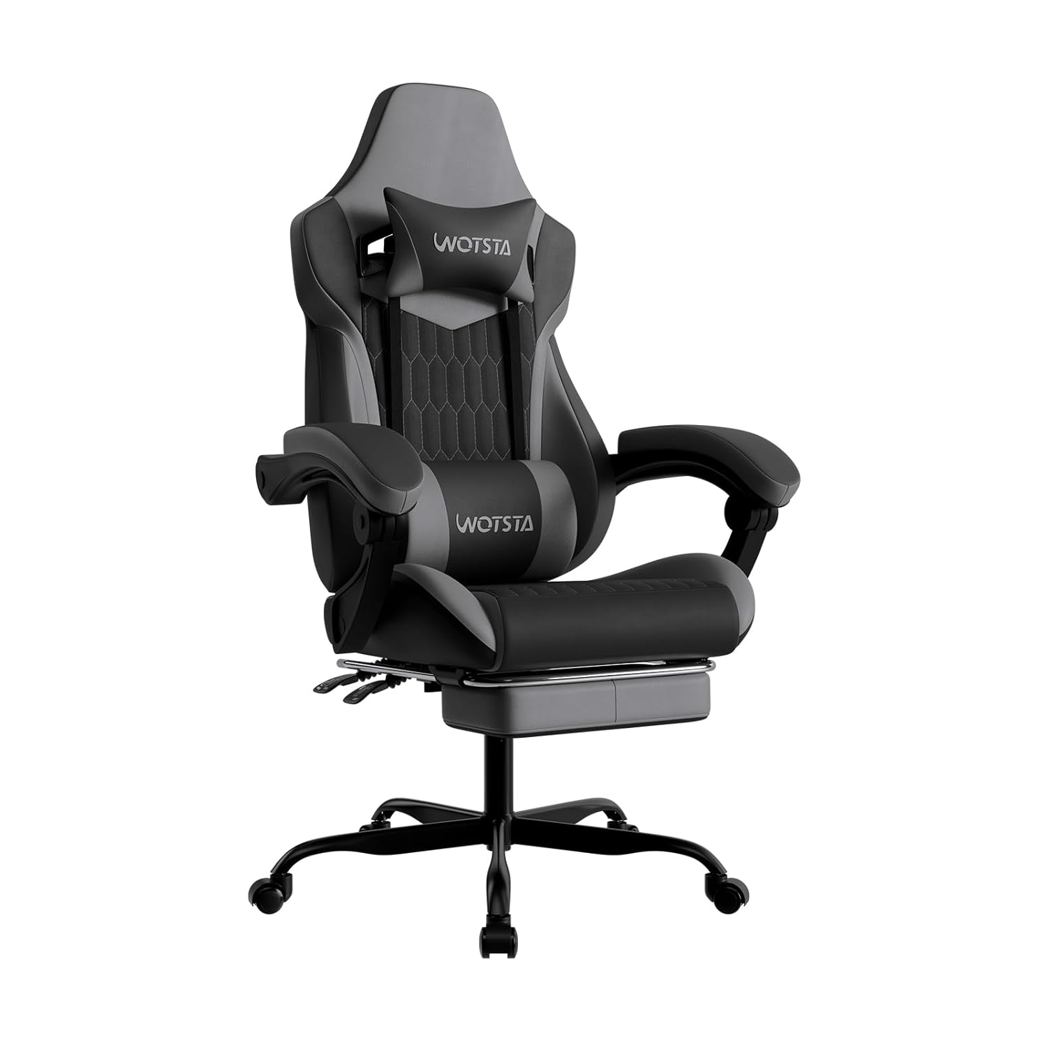 Gaming Chair with Footrest, Hi - Gaming & Esports District review and price